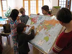 Students learn about the world around them and sharpen their geography skills
